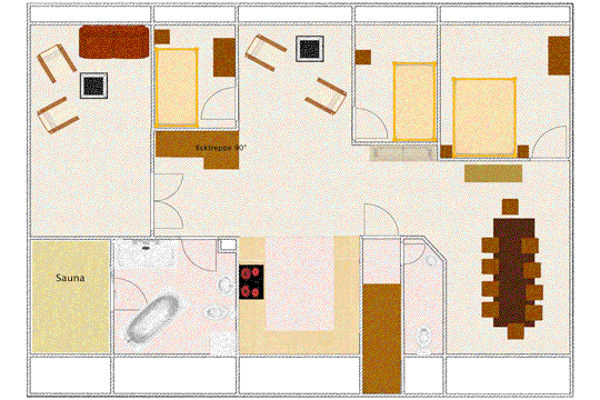 Ferienwohnung DG Grundriss