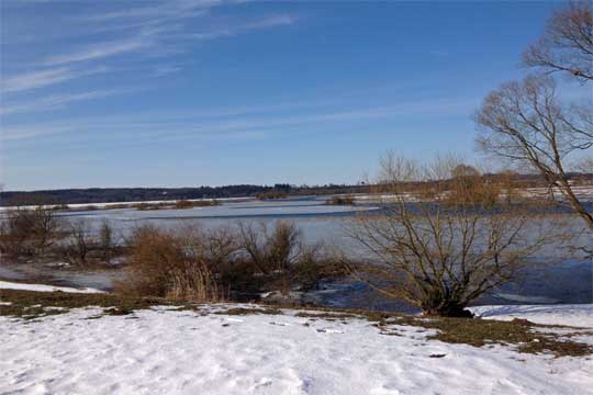 Umgebung im Winter